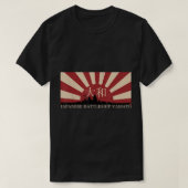 戦艦日本の大和旭日旗 Tシャツ (デザイン正面)