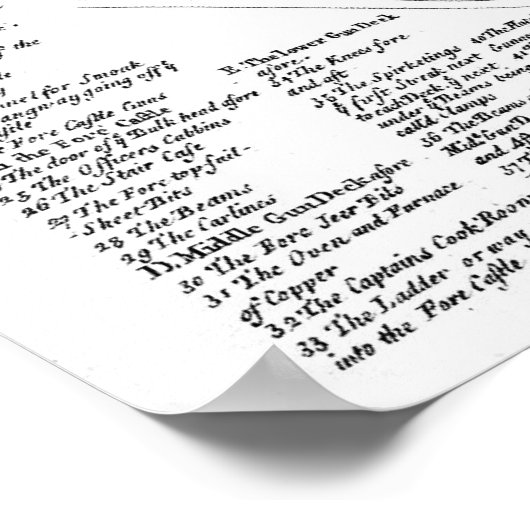 戦艦 ポスター (角)