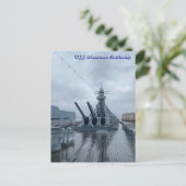 戦艦 USS Wisconsin ポストカード (スタンド正面)