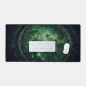 戦術地図オーバーレイ、ブラックオプスデザイン デスクマット (キーボード&マウス)