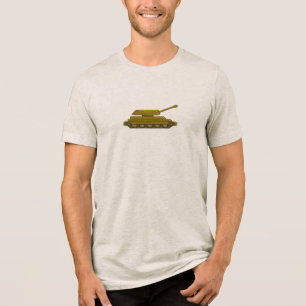 戦術戦車ベクトル トライブレンドTシャツ