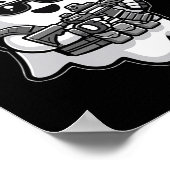 戦術的おもしろい幽霊クリックブハロウィーン獣医 ポスター (角)