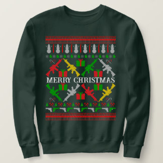 戦術的なクリスマスセーター スウェットシャツ