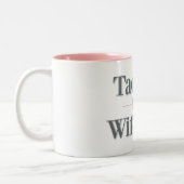 戦術的な妻の生命コーヒー・マグ ツートーンマグカップ (左)