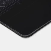 戦術的ブラックオプスデザイン デスクマット (コーナー)