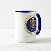 戦術的治政™シ素晴らしールマグ マグカップ (正面右)