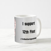 戦術的私は支えます コーヒーマグカップ (正面右)