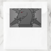 戦術的PSYOPフロント.png 長方形シール (バッグ)