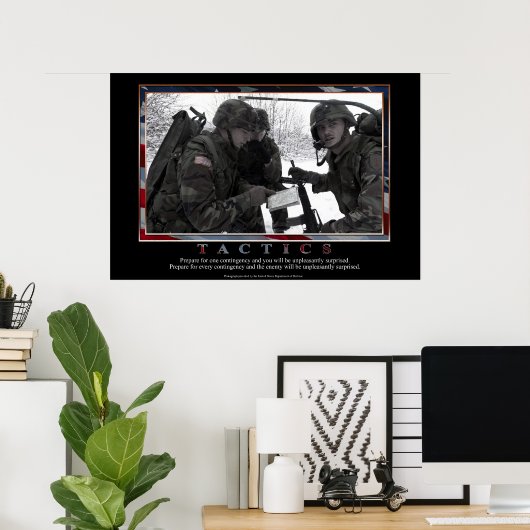 戦術 ポスター (ホームオフィス)