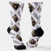 戦話戦のウィリアム・T・シャーマン引用文 ソックス (傾斜あり)