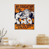 戦車に参加する – アメリカ陸軍 ポスター (キッチン)