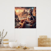 戦車のクレオパトラ女王 ポスター (キッチン)