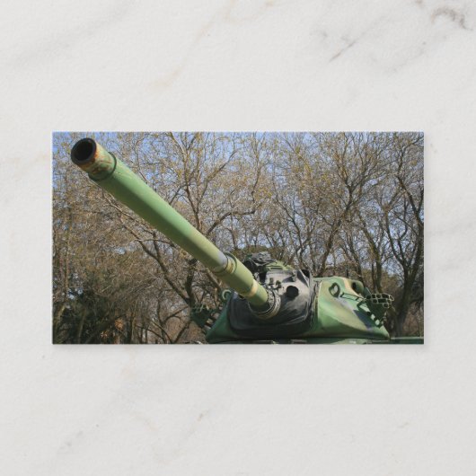 戦車の名刺 名刺 (正面)