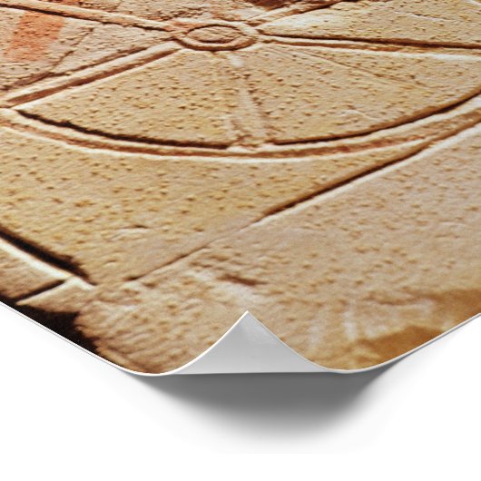 戦車を運転するスクライブを描いたステラ ポスター (角)