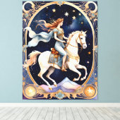 戦車タロット絵を描のインスパイア品 キャンバスプリント (インサイチュ (ウッドフロア))