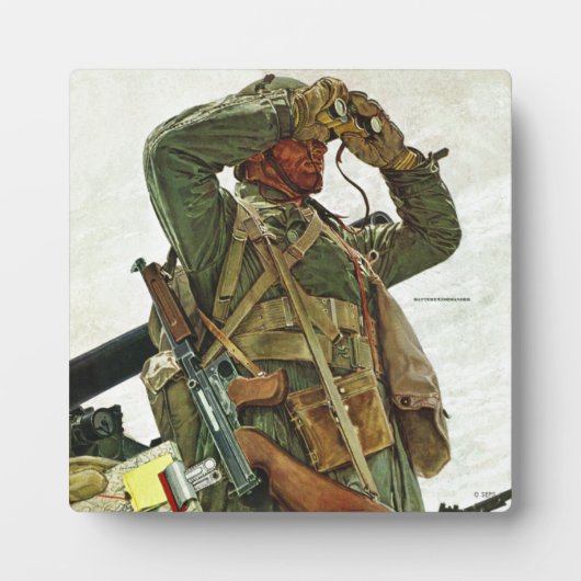 戦車巡視 フォトプラーク (正面)