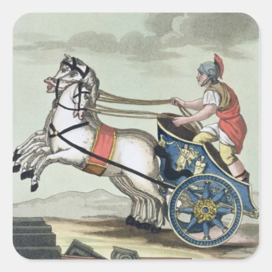 戦車旅人「アンティカローマ」より1825年(色灯) スクエアシール (正面)