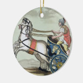 戦車旅人「アンティカローマ」より1825年（色灯） セラミックオーナメント (左)