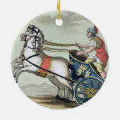 戦車旅人「アンティカローマ」より1825年（色灯） セラミックオーナメント (裏面)