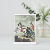 戦車旅人「アンティカローマ」より1825年(色灯) ポストカード (スタンド正面)