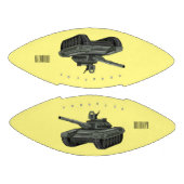 戦車漫画イラストレーション アメリカンフットボール (パネル)