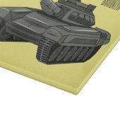戦車漫画イラストレーション カッティングボード (角)