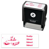 戦車漫画イラストレーション セルフインキングスタンプ (インサイチュ)