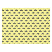 戦車漫画イラストレーション テーブルクロス (正面(横))