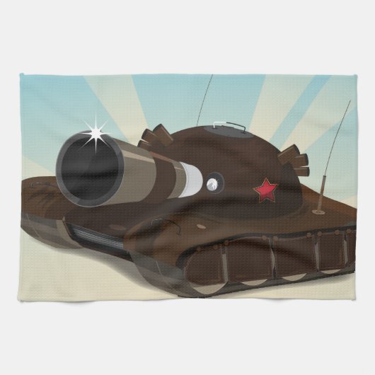 戦車 キッチンタオル (横)