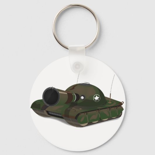 戦車 キーホルダー (正面)