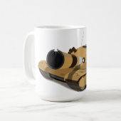 戦車 コーヒーマグカップ (正面左)