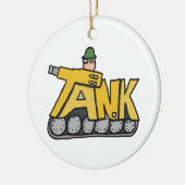 戦車 セラミックオーナメント (左)