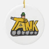 戦車 セラミックオーナメント (裏面)