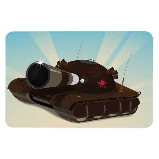 戦車 マグネット (横)