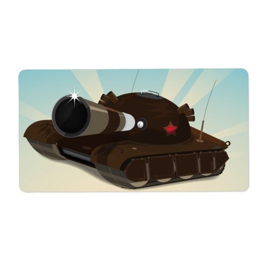 戦車 ラベル (正面)