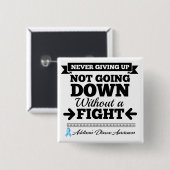 戦闘なしにダウンしないアジソン病 缶バッジ (正面&裏面)