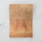 「戦闘の準備」 – グリーティングカード (内部)