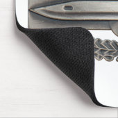 戦闘の行為のバッジ マウスパッド (コーナー)