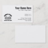 戦闘の行為のバッジ 名刺 (正面/裏面)