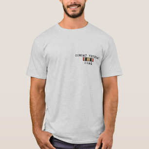 戦闘の退役軍人のイラクのワイシャツ Tシャツ
