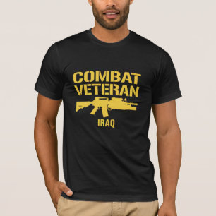 戦闘の退役軍人イラク Tシャツ