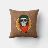 戦闘カッコいいスカル クッション (裏面)