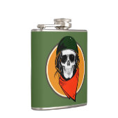 戦闘カッコいいスカル フラスク (右)