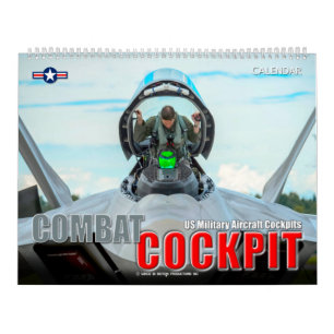 戦闘コックピット – 米国軍隊機コックピット カレンダー