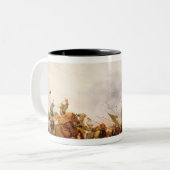 戦闘シーン1653年 ツートーンマグカップ (正面左)