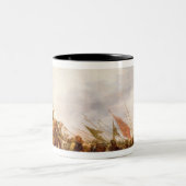 戦闘シーン1653年 ツートーンマグカップ (中央)