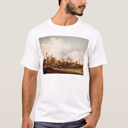 戦闘シーン1653年 Tシャツ (正面)