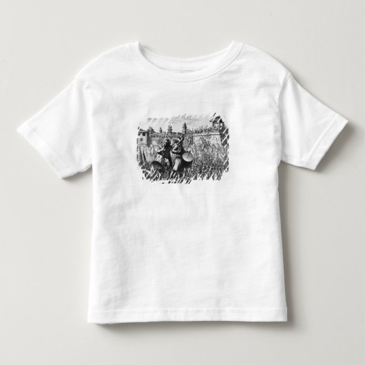 戦闘シーン トドラーTシャツ (正面)