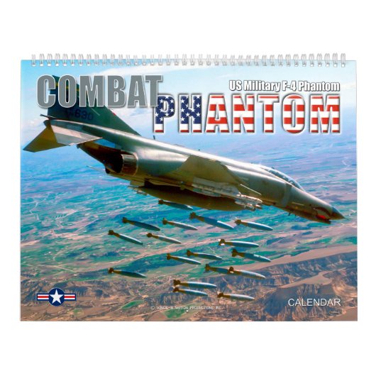 戦闘ファントム – 米国軍隊F-4 PHANTOM カレンダー (カバー)