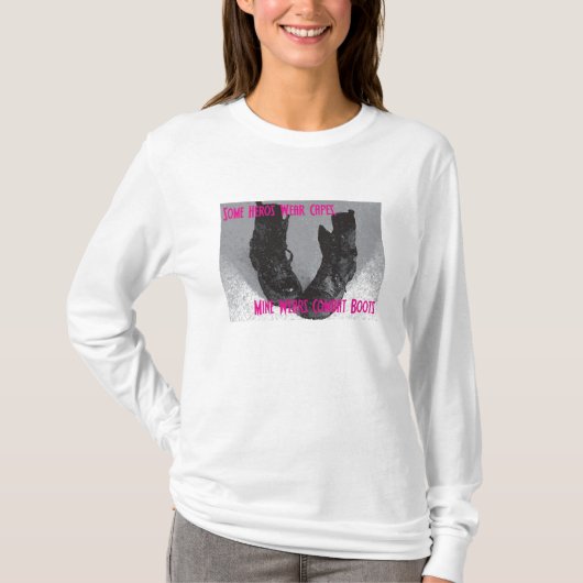 戦闘ブーツ Tシャツ (正面)